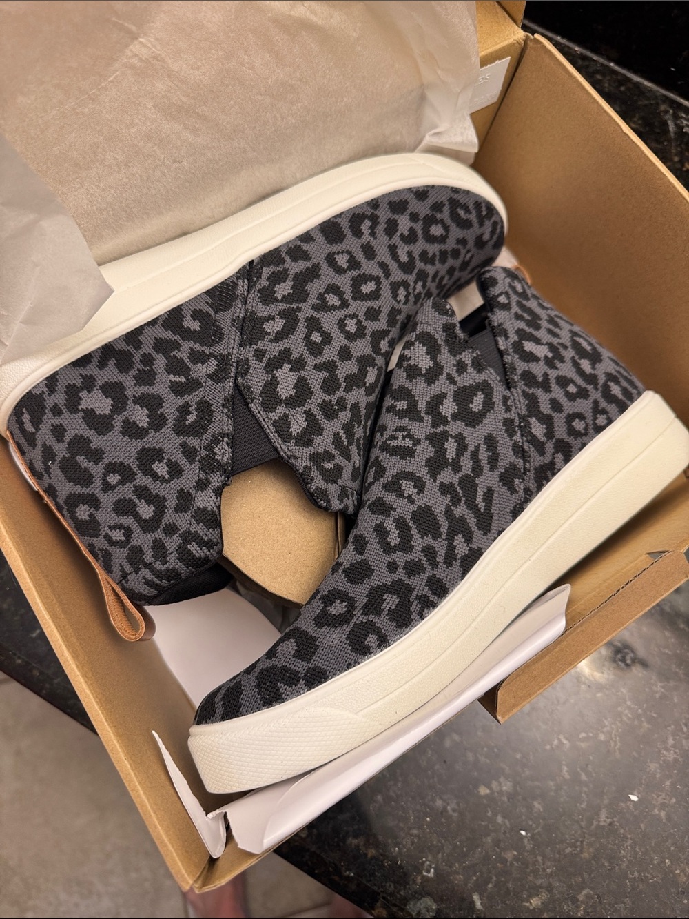 Ryka Women's Ankle Booties in Charcoal Leopard